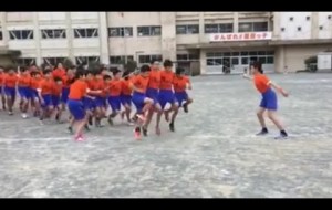  Japanese students synchronized jump rope