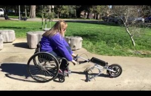 Rio Mobility Firefly wheelchair electric handlebar attachment